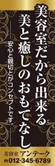 美容のぼり№Ｔ１１