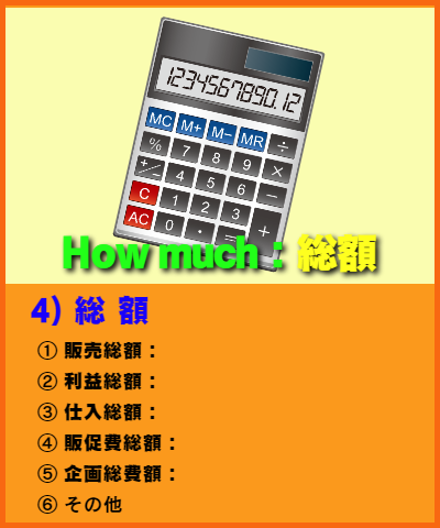 Hoe much:総額費用