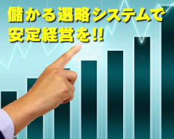 儲かる選略システムで、安定経営を!!