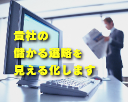 貴社の儲かる選略を見える化します
